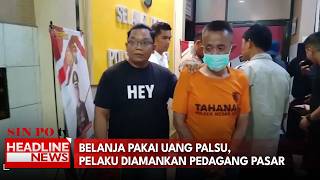 Belanja Pakai Uang Palsu, Pelaku Diamankan Pedagang Pasar