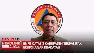 BNPB Catat 3 Kabupaten Terdampak Erupsi Anak Krakatau