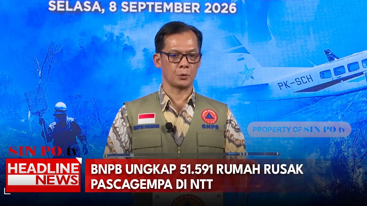 BNPB Ungkap 51.591 Rumah Rusak Pascagempa di NTT