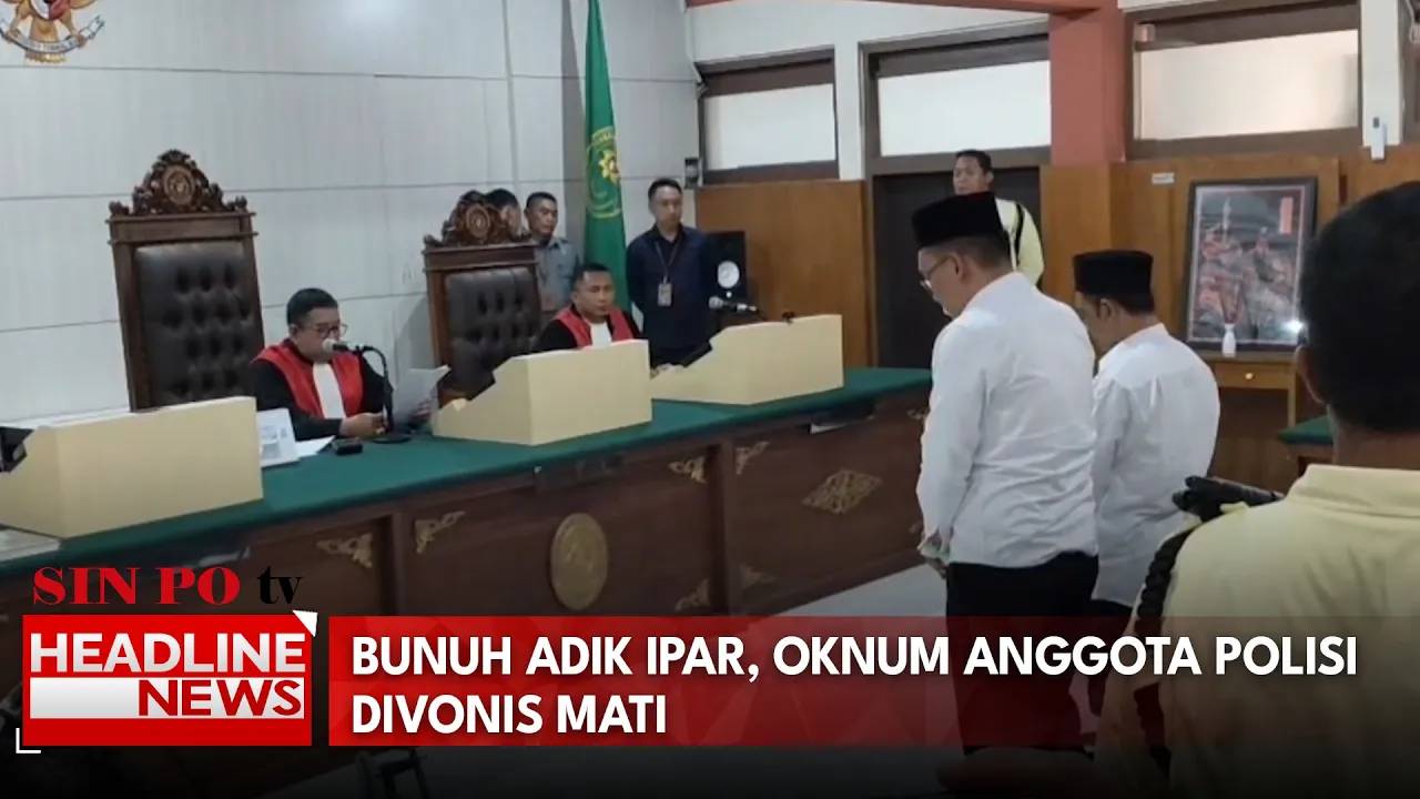 Bunuh Adik Ipar, Oknum Anggota Polisi Divonis Mati