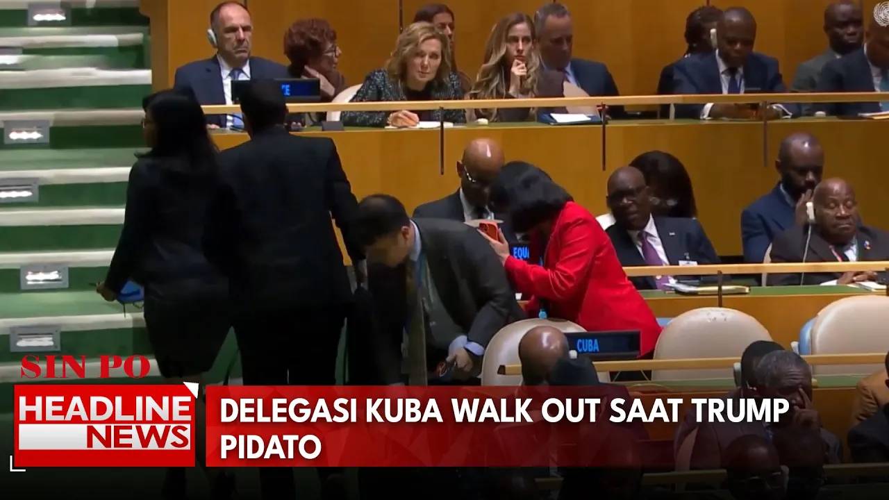 Delegasi Kuba Walk Out Saat Trump Pidato