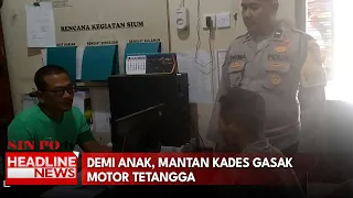Demi Anak, Mantan Kades Gasak Motor Tetangga
