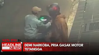 Demi Narkoba, Pria Gasak Motor Tetangga