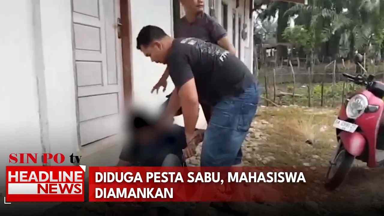 Diduga Pesta Sabu, Mahasiswa Diamankan