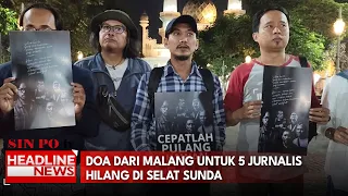 Doa Dari Malang Untuk 5 Jurnalis  Hilang di Selat Sunda