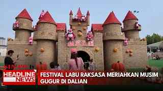 Festival Labu Raksasa Meriahkan Musim Gugur di Dalian