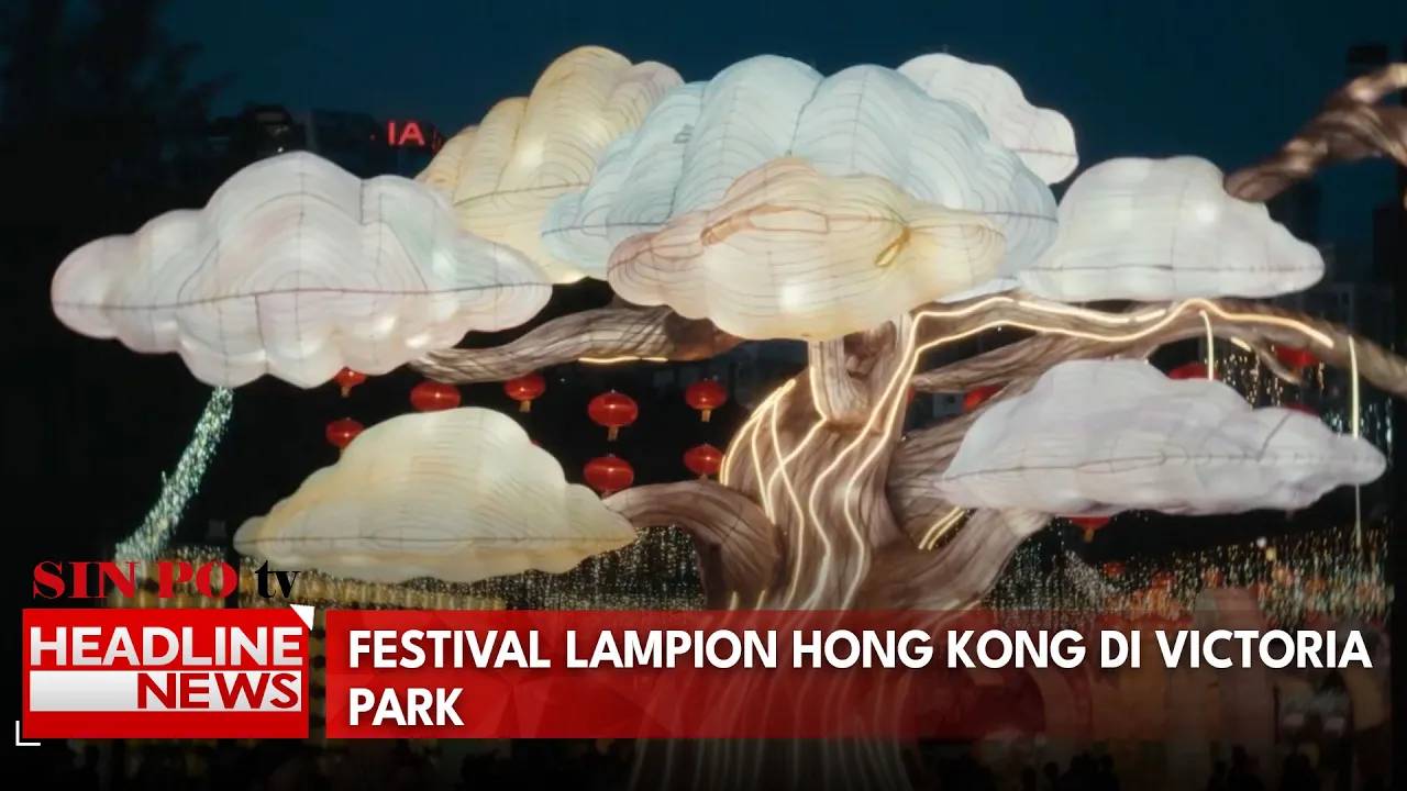 Festival Lampion Hong Kong di Victoria Park
