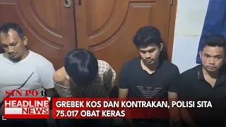 Grebek Kos dan Kontrakan, Polisi Sita 75.017 Obat Keras