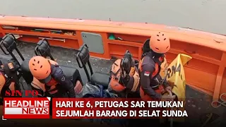 Hari Ke 6, Petugas SAR Temukan Sejumlah Barang Di Selat Sunda