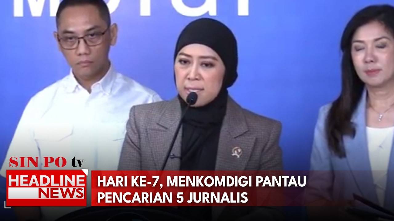 Hari Ke-7, Menkomdigi Pantau Pencarian 5 Jurnalis