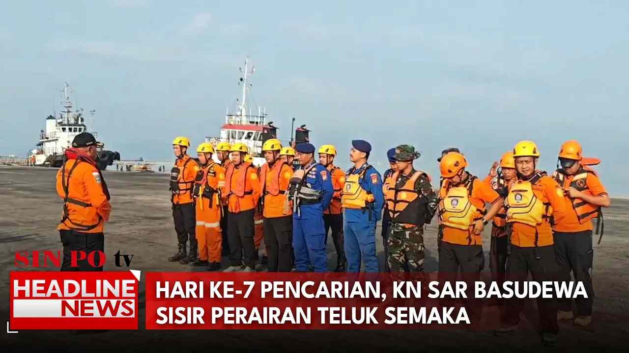 Hari Ke-7 Pencarian, KN SAR Basudewa Sisir Perairan Teluk Semaka