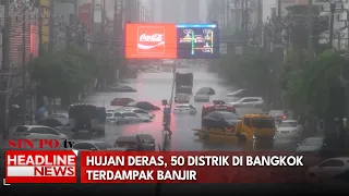 Hujan Deras, 50 Distrik di Bangkok Terdampak Banjir