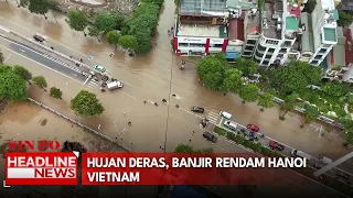 Hujan Deras, Banjir Rendam Hanoi Vietnam