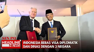 Indonesia Bebas Visa Diplomatik dan Dinas Dengan 3 Negara