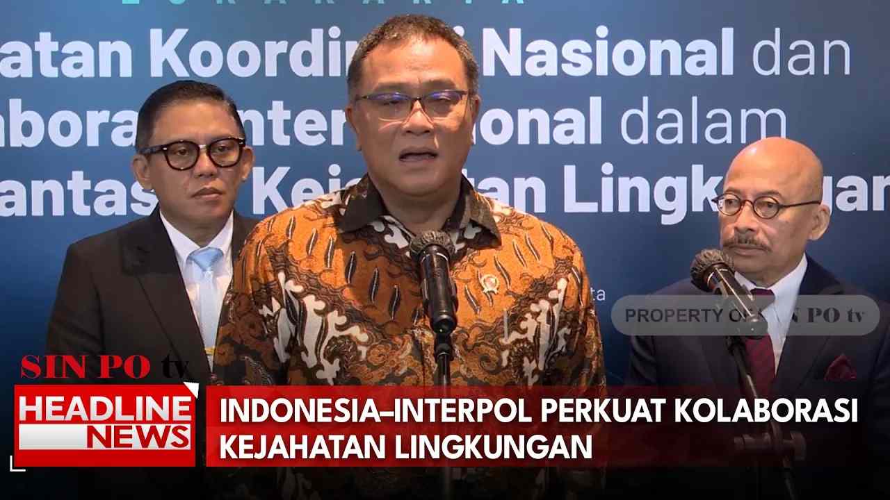 Indonesia–Interpol Perkuat Kolaborasi Kejahatan Lingkungan