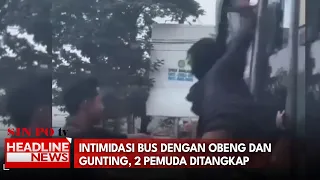 Intimidasi Bus Dengan Obeng Dan Gunting, 2 Pemuda Ditangkap