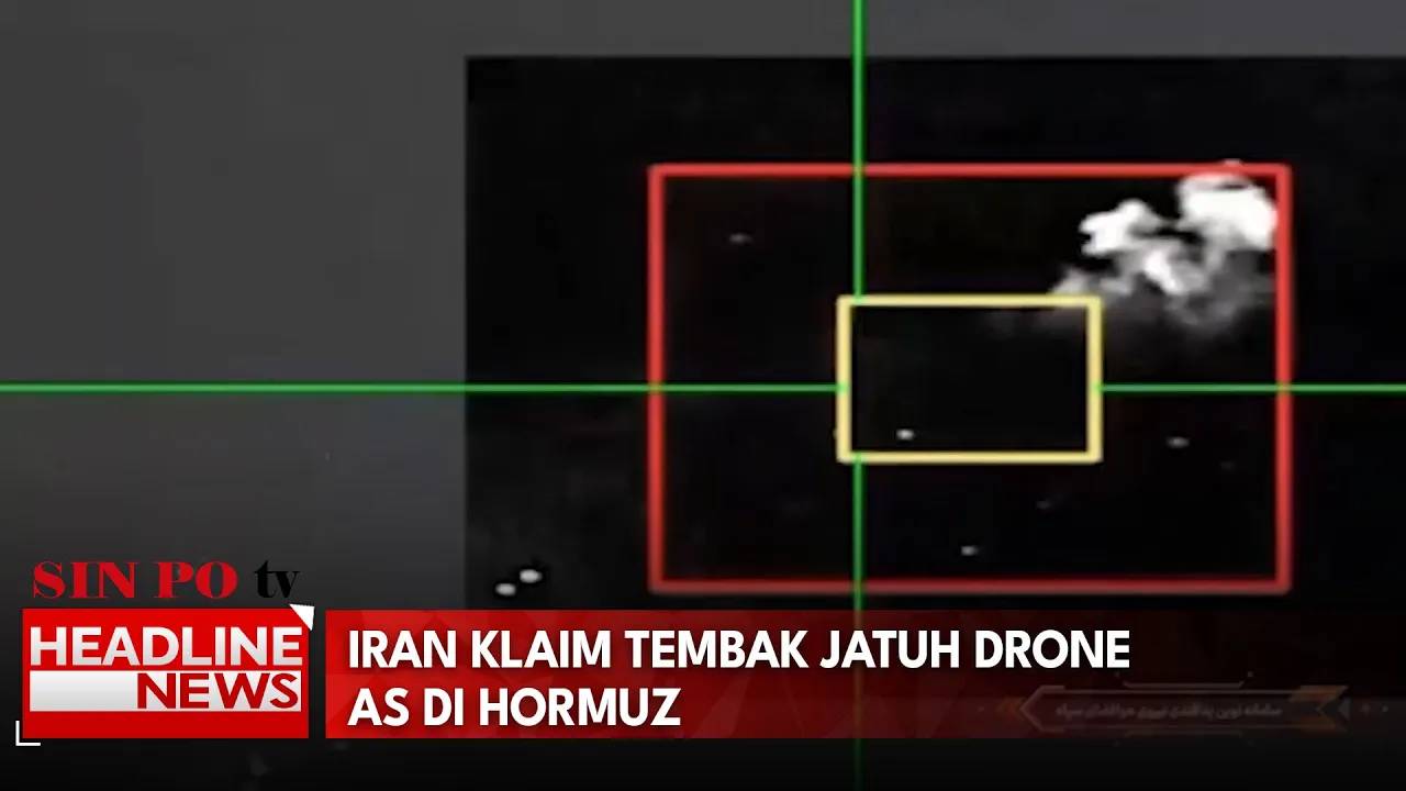 Iran Klaim Tembak Jatuh Drone AS di Hormuz