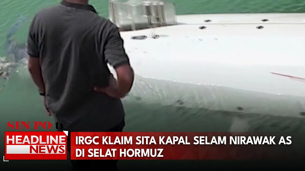 IRGC Klaim Sita Kapal Selam Nirawak AS di Selat Hormuz