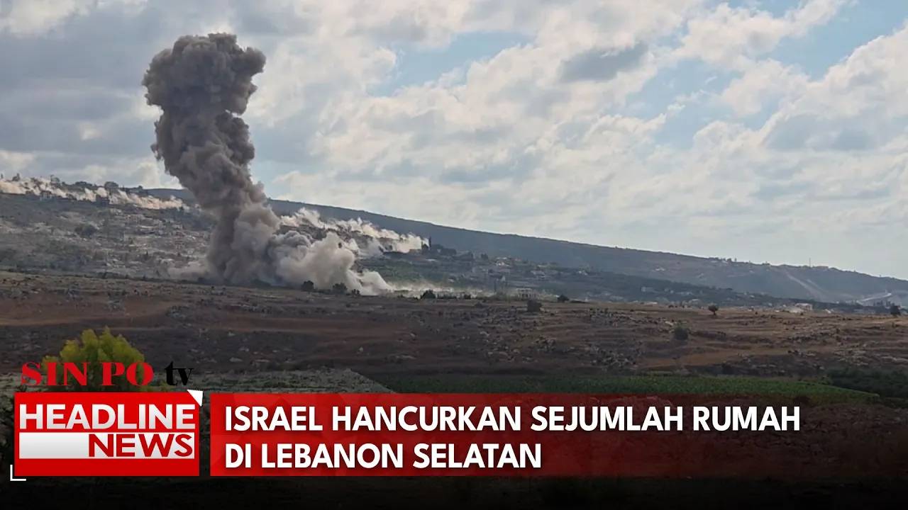 Israel Hancurkan Sejumlah Rumah di Lebanon Selatan