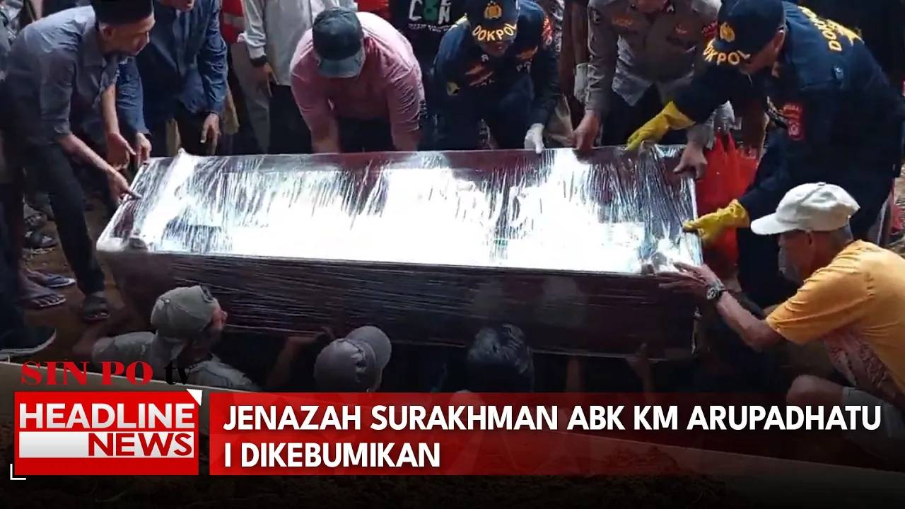 Jenazah Surakhman ABK KM Arupadhatu I Dikebumikan