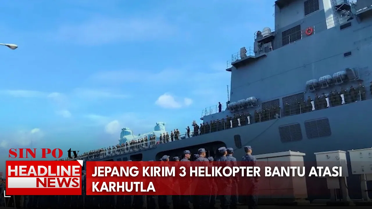 Jepang Kirim 3 Helikopter Bantu Atasi Karhutla