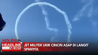 Jet Militer Ukir Cincin Asap Di Langit Spanyol