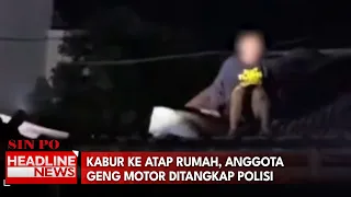 Kabur ke Atap Rumah, Anggota Geng Motor Ditangkap Polisi