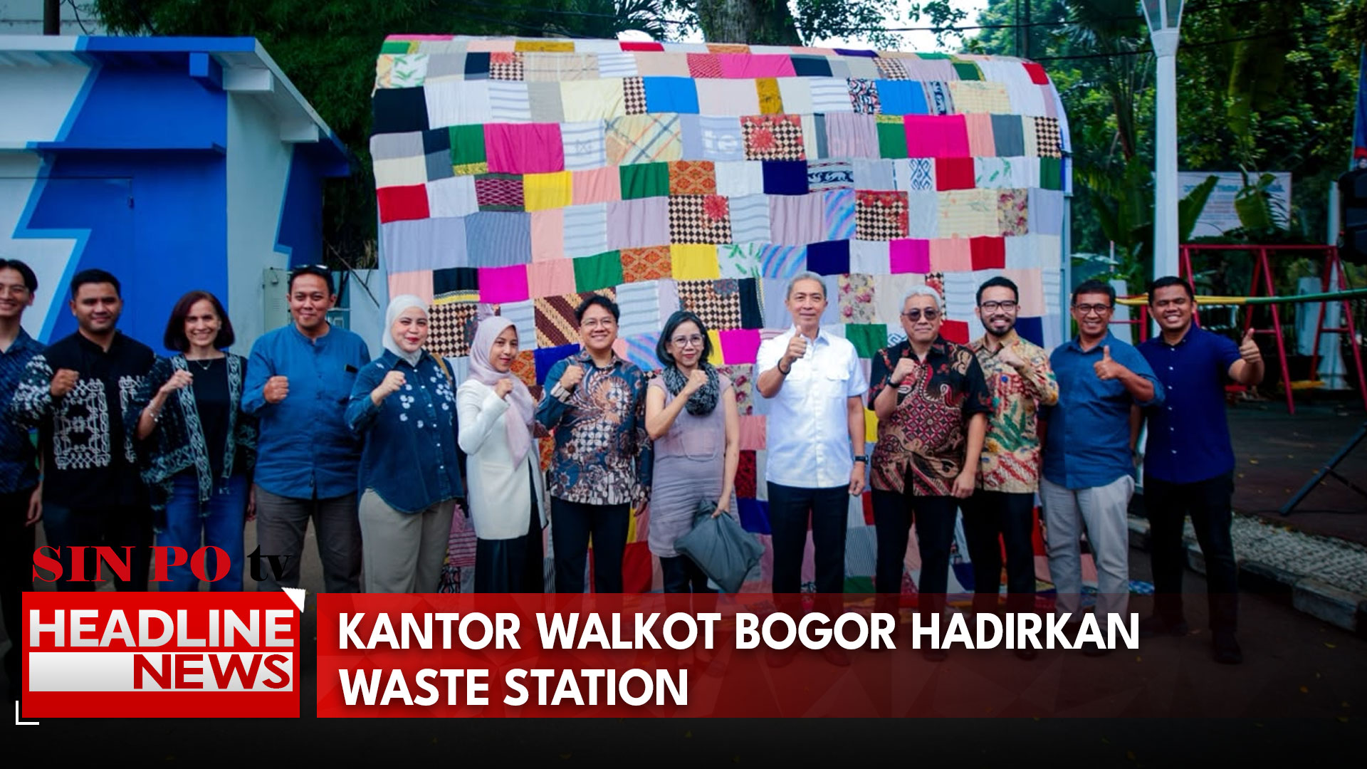 Kantor Walkot Bogor Hadirkan Waste Station