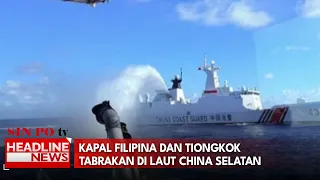 Kapal Filipina Dan Tiongkok Tabrakan Di Laut China Selatan