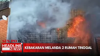 Kebakaran Melanda 2 Rumah Tinggal