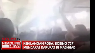 Kehilangan Roda, Boeing 737 Mendarat Darurat di Mashhad