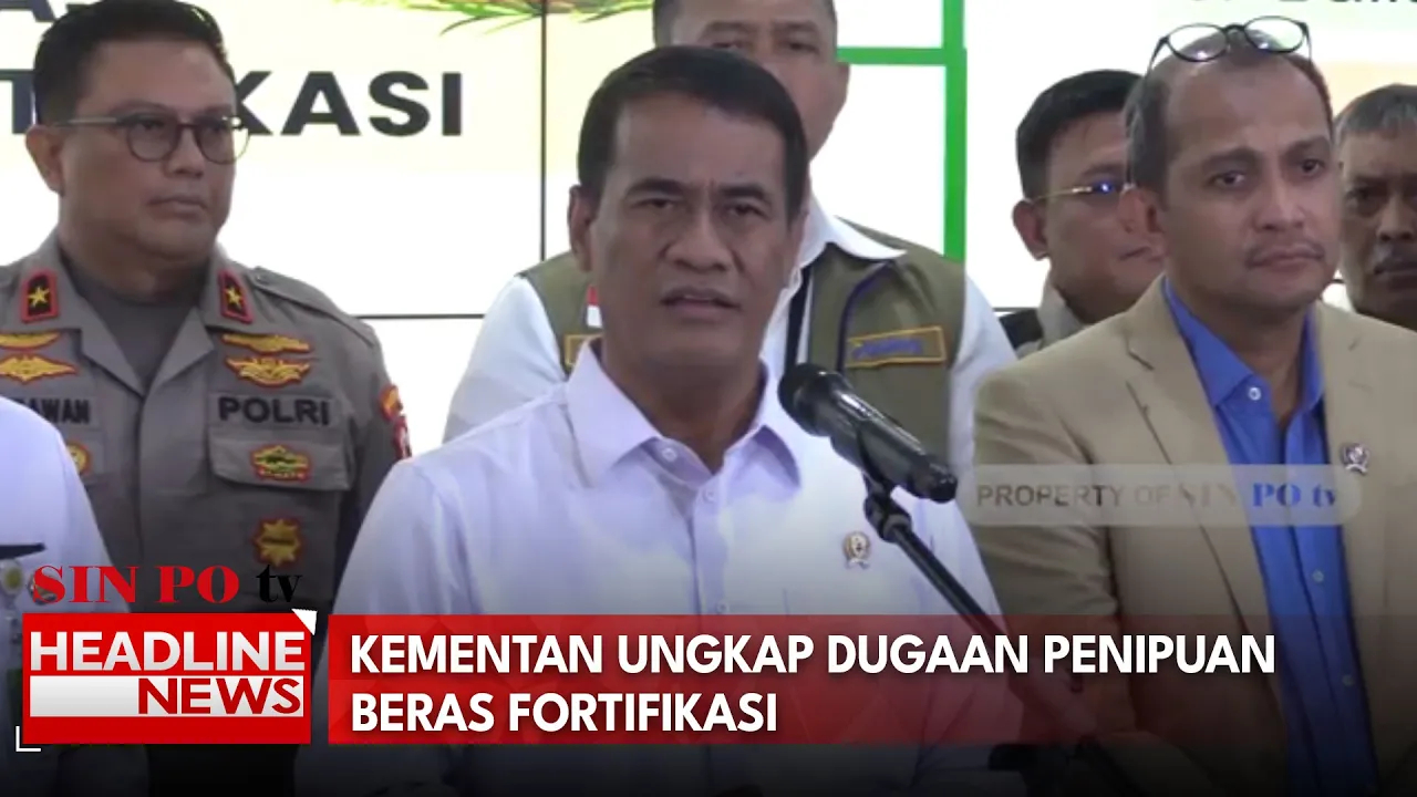 Kementan Ungkap Dugaan Penipuan Beras Fortifikasi