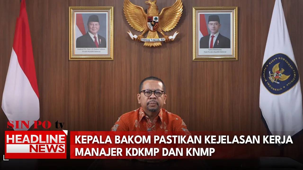 Kepala Bakom Pastikan Kejelasan Kerja Manajer KDKMP dan KNMP