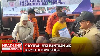 Khofifah Beri Bantuan Air Bersih Di Ponorogo