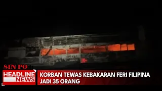 Korban Tewas Kebakaran Feri Filipina Jadi 35 Orang