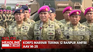 Korps Marinir Terima 12 Ranpur Amfibi AAV M-35