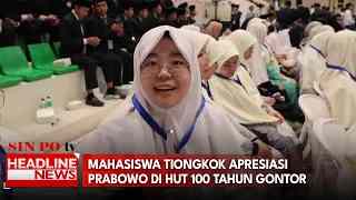 Mahasiswa Tiongkok Apresiasi Prabowo Di HUT 100 Tahun Gontor