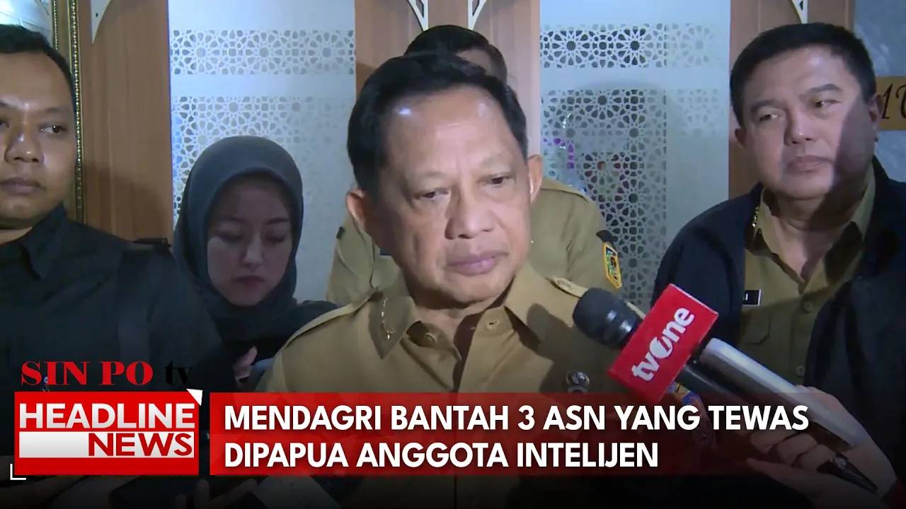Mendagri Bantah 3 ASN Yang Tewas Dipapua Anggota Intelijen