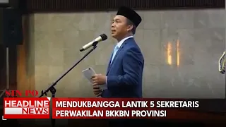 Mendukbangga Lantik 5 Sekretaris Perwakilan BKKBN Provinsi