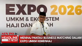 Menhaj Pantau Business Matching Dalam Expo UMKM Kemenhaj