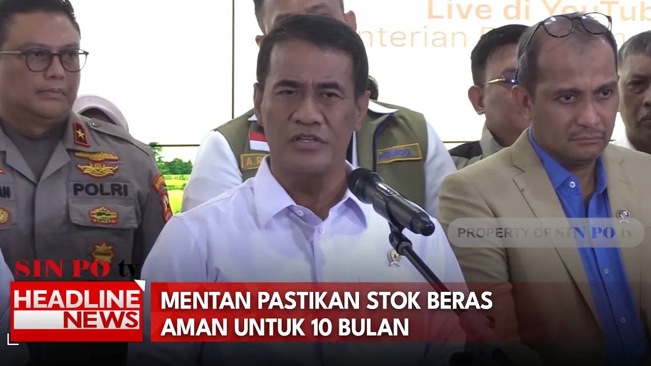 Mentan Pastikan Stok Beras Aman Untuk 10 Bulan