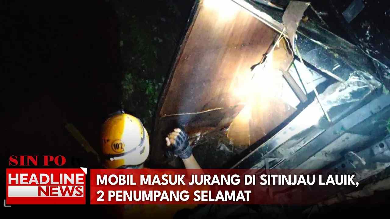 Mobil Masuk Jurang di Sitinjau Lauik, 2 Penumpang Selamat
