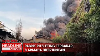 Pabrik Ritsleting Terbakar, 8 Armada Diterjunkan