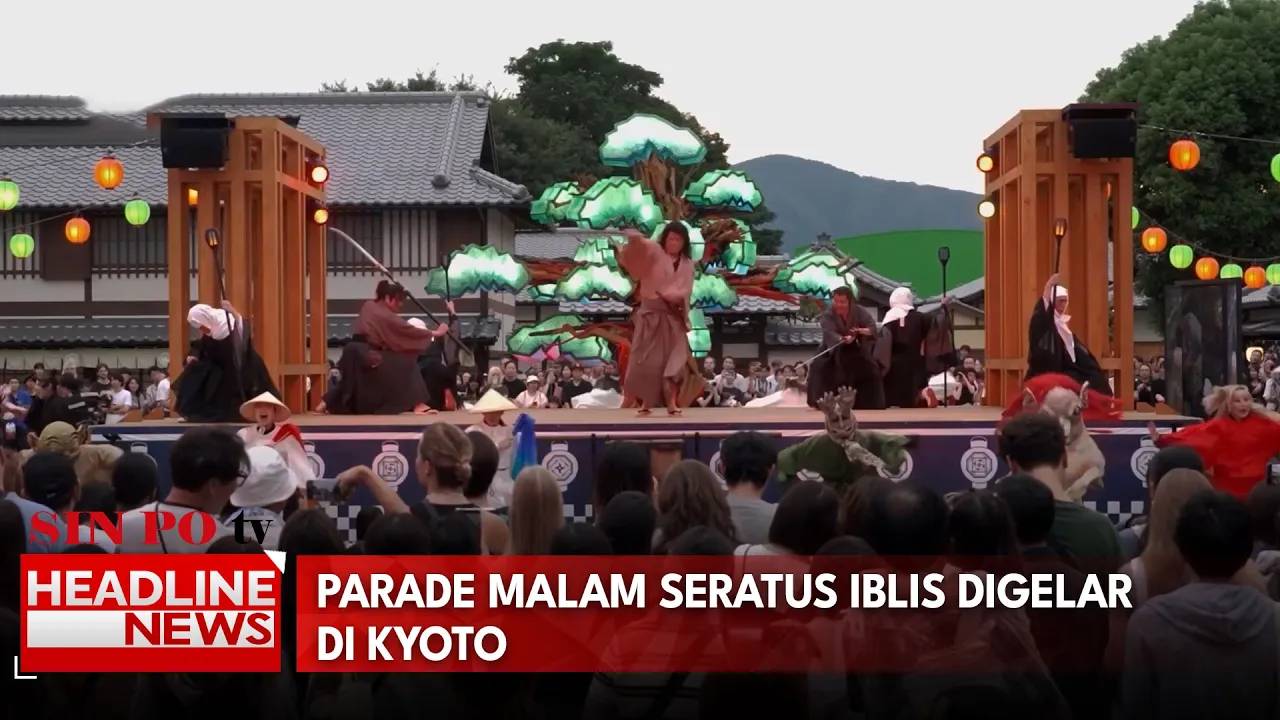 Parade Malam Seratus Iblis Digelar di Kyoto