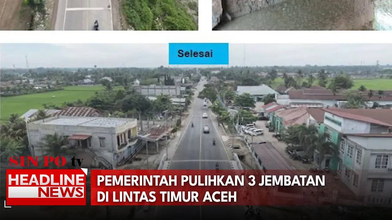 Pemerintah Pulihkan 3 Jembatan di Lintas Timur Aceh