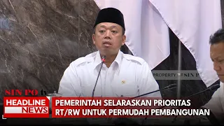 Pemerintah Selaraskan Prioritas RT/RW Untuk Permudah Pembangunan