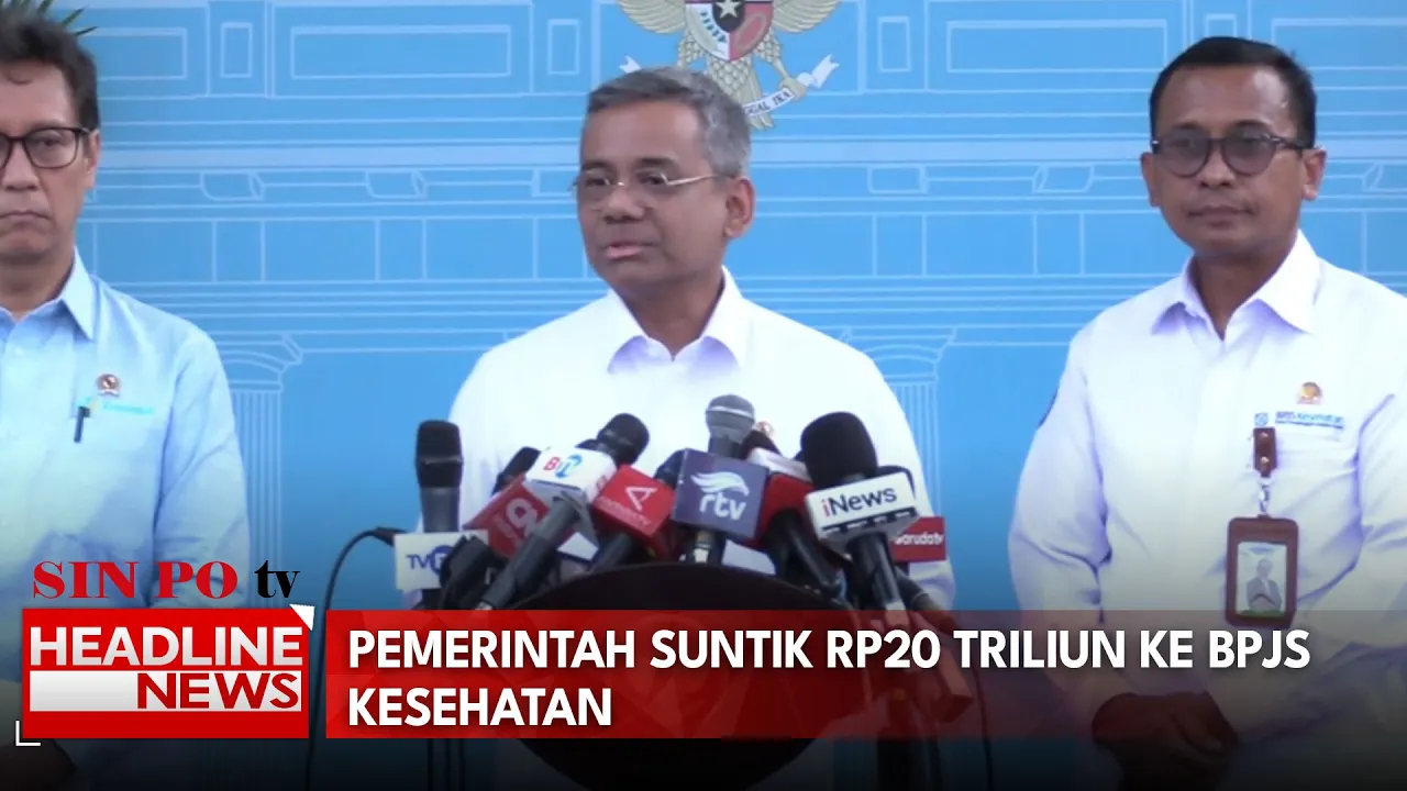 Pemerintah Suntik Rp20 Triliun ke BPJS Kesehatan