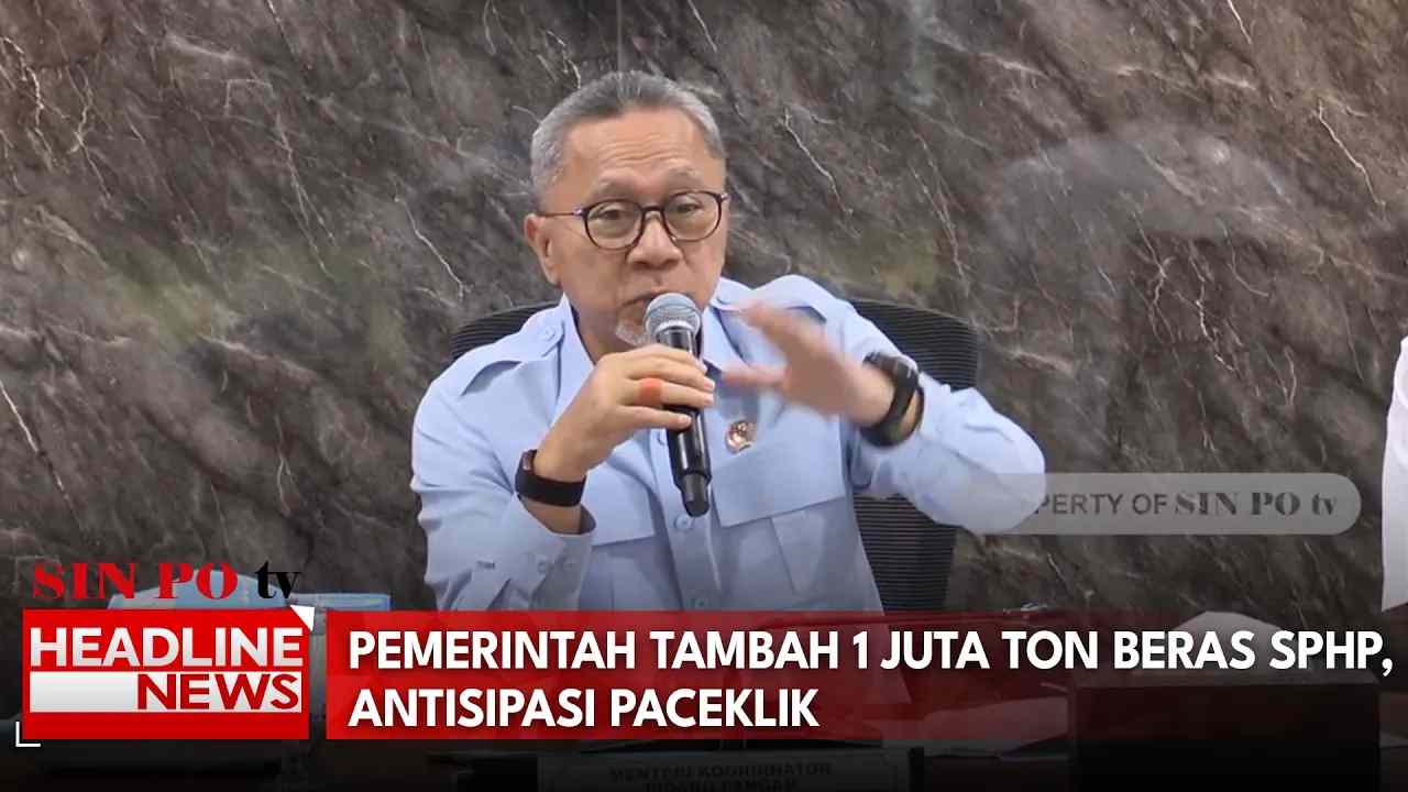 Pemerintah Tambah 1 Juta TON Beras SPHP, Antisipasi Paceklik