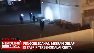 Penggeledahan Migran Gelap Di Pabrik Terbengkalai Ceuta
