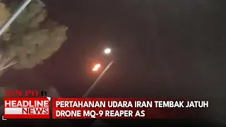Pertahanan Udara Iran Tembak Jatuh Drone MQ-9 Reaper AS